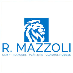 R. Mazzoli SA  Staff - Moulage - Décoration - Plafonds suspendus - Cloisons plâtre - Cloisons mobiles  Cette entreprise familiale, fondée en 1966, est particulièrement attachée à la qualité et 